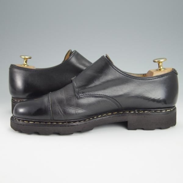 ★パラブーツ SIZE 6【定価￥74,800-★ウィリアム/WILLIAM】ダブルモンク/リスレザー/NOIR/黒/メンズ/Paraboot★h348