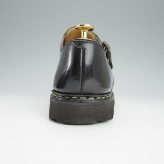 ★パラブーツ SIZE 6【定価￥74,800-★ウィリアム/WILLIAM】ダブルモンク/リスレザー/NOIR/黒/メンズ/Paraboot★h348