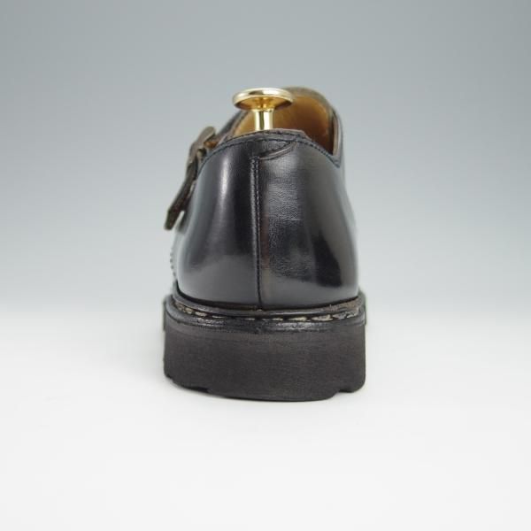 ★パラブーツ SIZE 6【定価￥74,800-★ウィリアム/WILLIAM】ダブルモンク/リスレザー/NOIR/黒/メンズ/Paraboot★h348