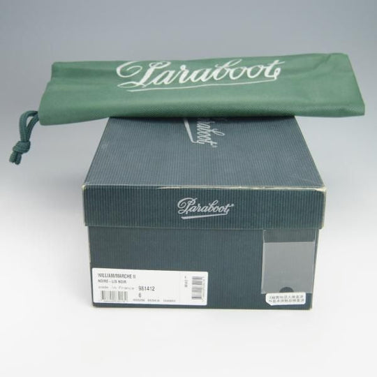 ★パラブーツ SIZE 6【定価￥74,800-★ウィリアム/WILLIAM】ダブルモンク/リスレザー/NOIR/黒/メンズ/Paraboot★h348