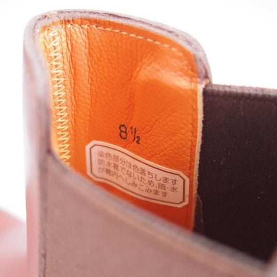 未使用★(伊)サントーニ SIZE 8.5【定価￥149,040-★サイドゴアブーツ】カーフ/茶/メンズ/Santoni★h350