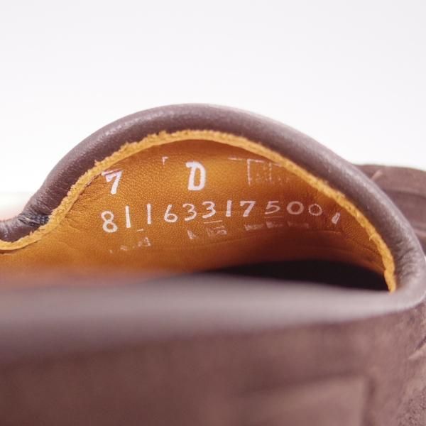 極美品★(米)アレンエドモンズ 7D【★(米)ラルフローレン別注/POLO Ralph Lauren】タッセルローファー/SHANLEY/濃茶/ALLEN EDMONDS★h358