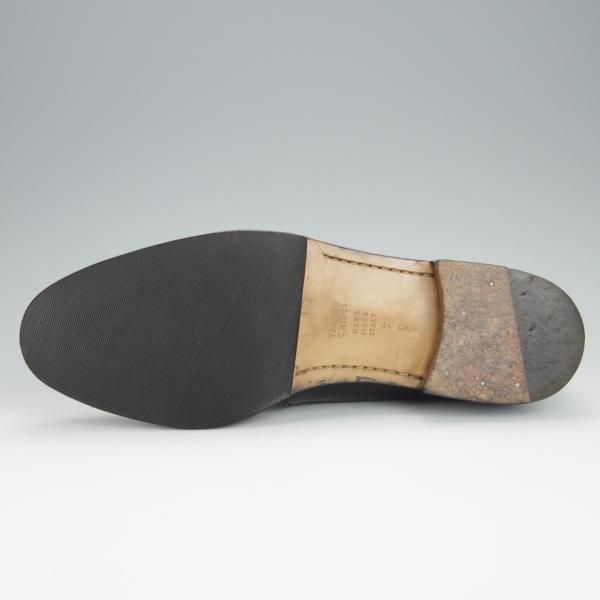 極上★(伊)タニノクリスチー SIZE 7【定価15万円以上★モンクストラップ/121288】カーフ/黒/メンズ/TANINO CRISCI★h359