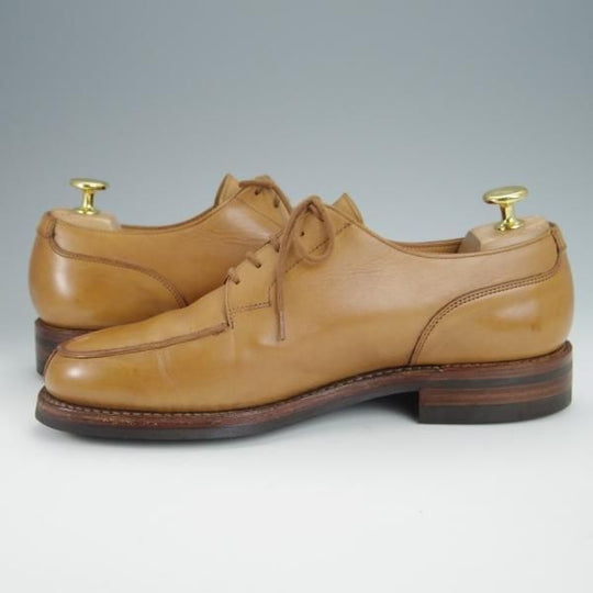 美品★クロケット&ジョーンズ 5.5E【現行定価￥88,000-★ダイナイトソール仕様/MORETON/モールトン】薄茶/メンズ/Crockett&Jones★h360