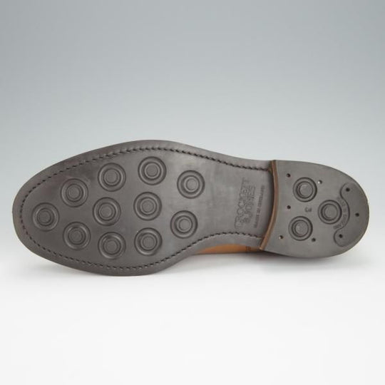 美品★クロケット&ジョーンズ 5.5E【現行定価￥88,000-★ダイナイトソール仕様/MORETON/モールトン】薄茶/メンズ/Crockett&Jones★h360