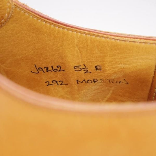 美品★クロケット&ジョーンズ 5.5E【現行定価￥88,000-★ダイナイトソール仕様/MORETON/モールトン】薄茶/メンズ/Crockett&Jones★h360