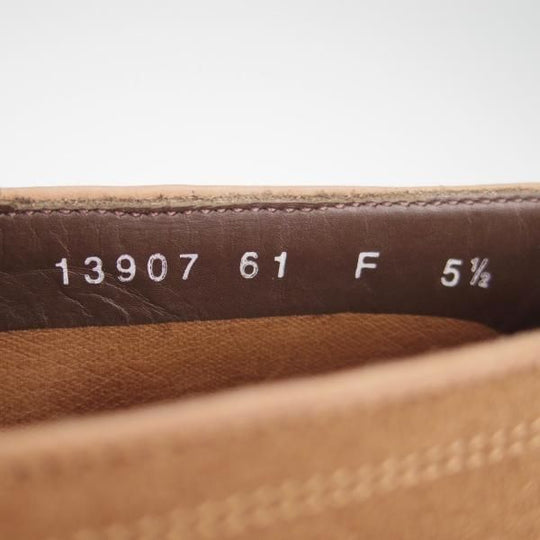 新品★(伊)サントーニ SIZE 5.5【モデル定価￥104,500-★CARLOSラスト/カルロス/13907】ダブルバックル/ローファー/茶/Santoni★h362