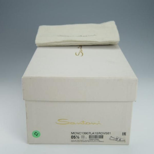 新品★(伊)サントーニ SIZE 5.5【モデル定価￥104,500-★CARLOSラスト/カルロス/13907】ダブルバックル/ローファー/茶/Santoni★h362