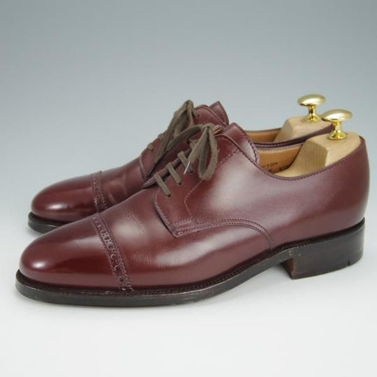 美品★クロケット&ジョーンズ 5E【ユナイテッドアローズ別注★BROMPTON/パンチドキャップトゥ】United Arrows/Crockett&Jones★h363