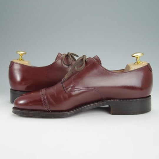 美品★クロケット&ジョーンズ 5E【ユナイテッドアローズ別注★BROMPTON/パンチドキャップトゥ】United Arrows/Crockett&Jones★h363