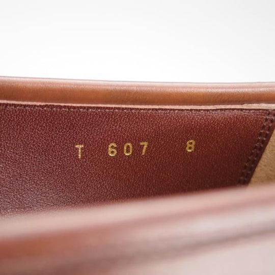 美品★トレーディングポスト/ユニオンロイヤル製 SIZE 8【定価￥49,500-★撥水レザー/ダイナイトソール/T607】コインローファー/茶★h364