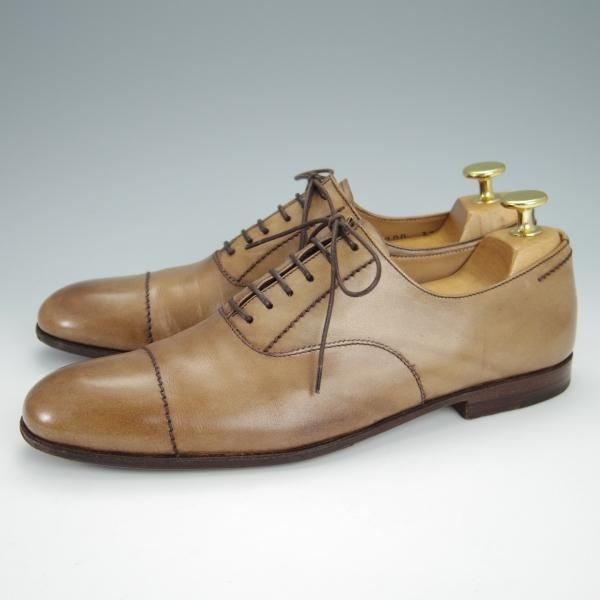 極上★(伊製)マーガレットハウエル(レディース) SIZE 37【モデル定価￥81,000-★プレミアムライン/茶】カーフ/MARGARET HOWELL★h365