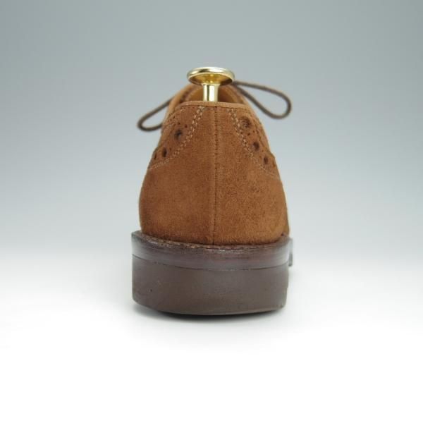 極上★クロケット&ジョーンズ 6E【モデル定価￥85,800-★フルブローグ/CARDIGAN】325ラスト/スエード/濃茶/メンズ/Crockett&Jones★h367