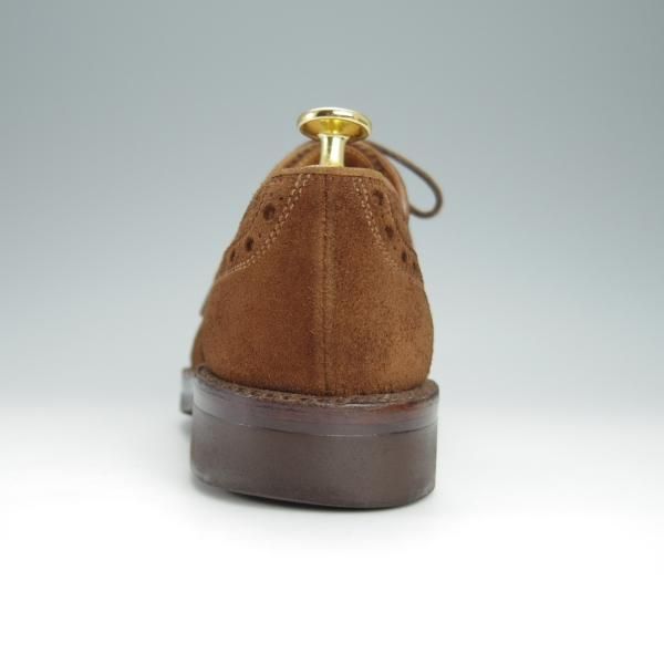 極上★クロケット&ジョーンズ 6E【モデル定価￥85,800-★フルブローグ/CARDIGAN】325ラスト/スエード/濃茶/メンズ/Crockett&Jones★h367