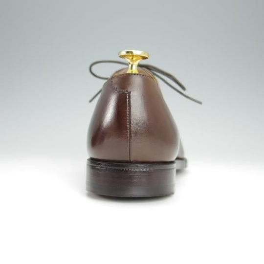 極美品★クロケット&ジョーンズ 6E【定価￥90,200-★CONNAUGHT2/ストレートチップ】コノート/379ラスト/濃茶/Crockett&Jones★h369