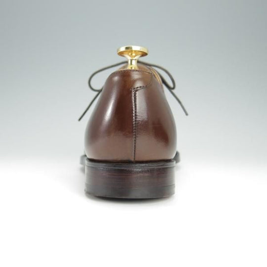 極美品★クロケット&ジョーンズ 6E【定価￥90,200-★CONNAUGHT2/ストレートチップ】コノート/379ラスト/濃茶/Crockett&Jones★h369