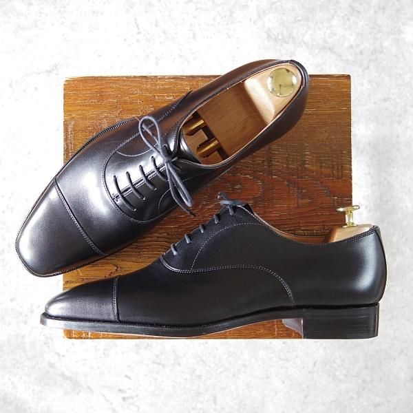 未使用★OTSUKA M-5/オーツカ 26.5EE【定価￥77,000-★完全受注生産品/M5-300/ストレートチップ】B-715ラスト/カーフ/黒/メンズ★h370