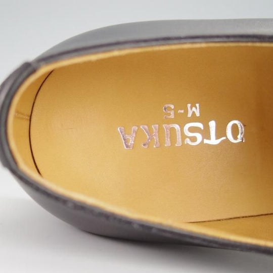 未使用★OTSUKA M-5/オーツカ 26.5EE【定価￥77,000-★完全受注生産品/M5-300/ストレートチップ】B-715ラスト/カーフ/黒/メンズ★h370