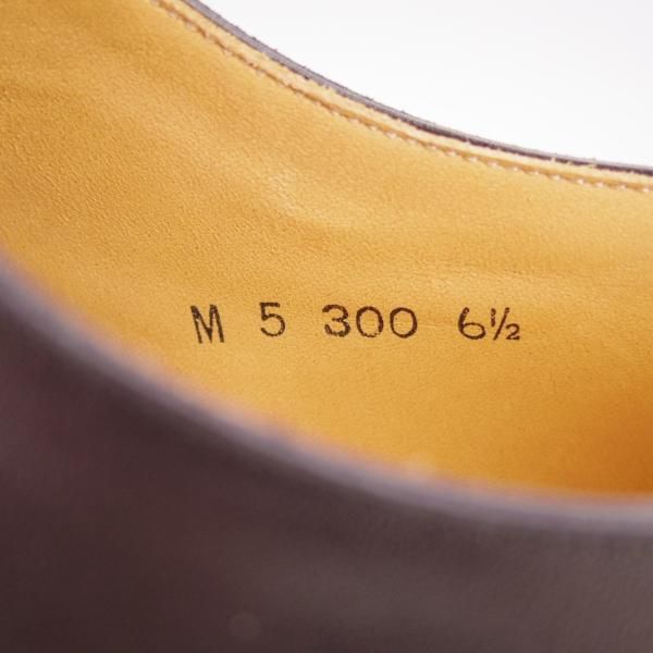未使用★OTSUKA M-5/オーツカ 26.5EE【定価￥77,000-★完全受注生産品/M5-300/ストレートチップ】B-715ラスト/カーフ/黒/メンズ★h370