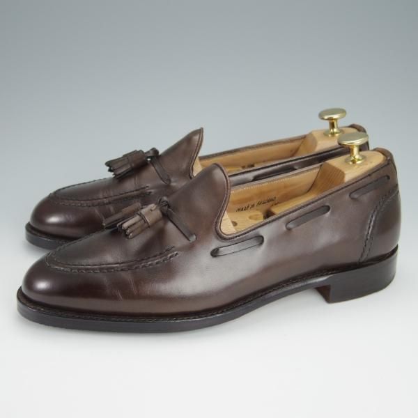 極上★チーニー 6.5F【定価￥78,100-★HARRY/ハリー/214ラスト】タッセルローファー/カーフ/MOCHA/濃茶/メンズ/CHEANEY★h373
