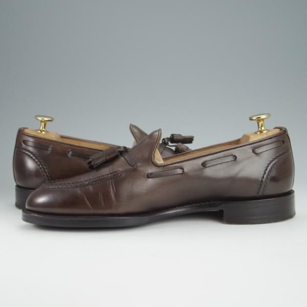 極上★チーニー 6.5F【定価￥78,100-★HARRY/ハリー/214ラスト】タッセルローファー/カーフ/MOCHA/濃茶/メンズ/CHEANEY★h373