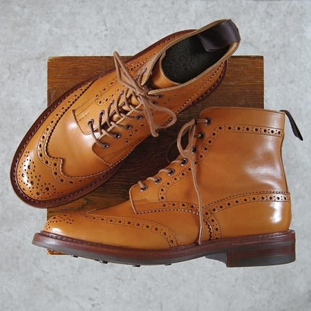 極美品★トリッカーズ SIZE 8.5【現行定価￥96,800-★ダイナイトソール仕様/モールトン】エイコンアンティーク/ブーツ/Tricker's★h374