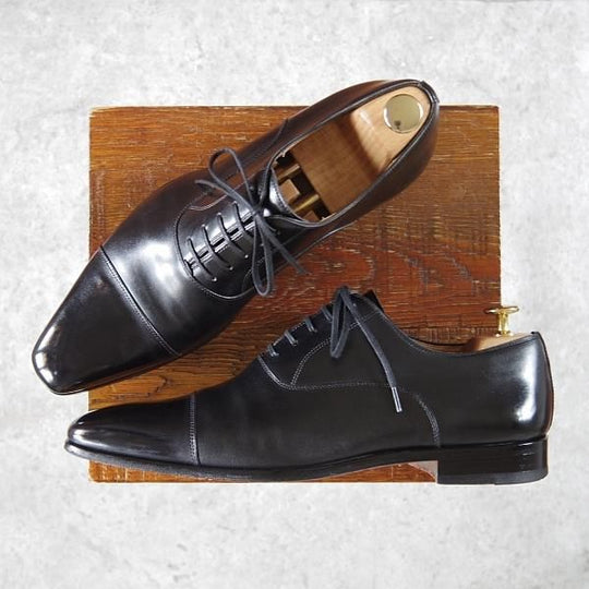 極上★(スペイン製)マグナーニ SIZE 40【★ストレートチップ/12623】カーフ/黒/メンズ/MAGNANNI★h375