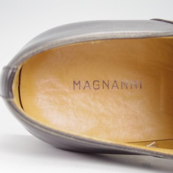 極上★(スペイン製)マグナーニ SIZE 40【★ストレートチップ/12623】カーフ/黒/メンズ/MAGNANNI★h375