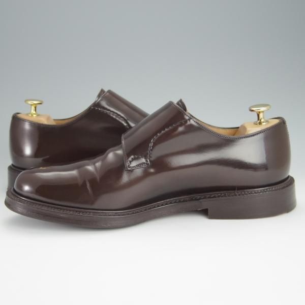 美品★チャーチ 75F/UK7.5【定価￥101,520-★SHANNON同仕様のダブルモンク/103ラスト】LAMBOURN/ライトエボニー/濃茶/メンズ/Church's★h385