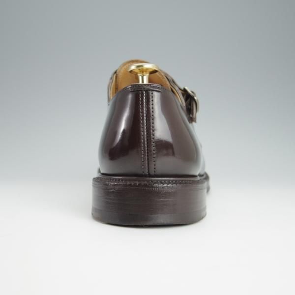 美品★チャーチ 75F/UK7.5【定価￥101,520-★SHANNON同仕様のダブルモンク/103ラスト】LAMBOURN/ライトエボニー/濃茶/メンズ/Church's★h385