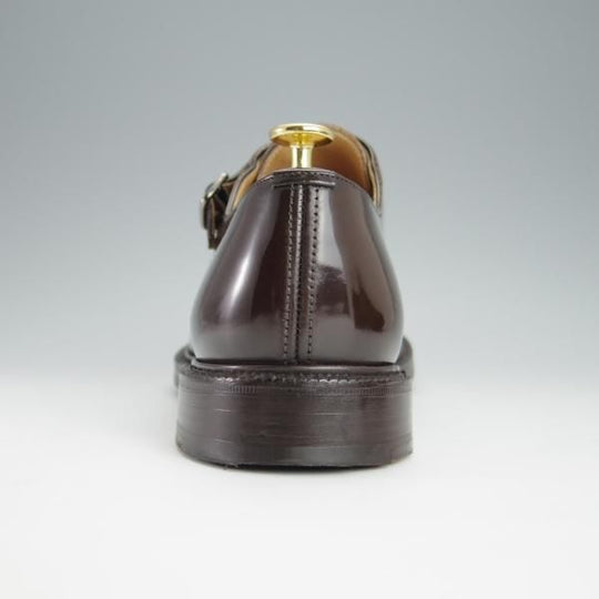 美品★チャーチ 75F/UK7.5【定価￥101,520-★SHANNON同仕様のダブルモンク/103ラスト】LAMBOURN/ライトエボニー/濃茶/メンズ/Church's★h385