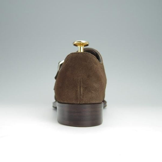 美品★シェットランドフォックス SIZE 6.5【定価￥41,040-★グラスゴー/3075SF】ダブルモンク/スエード/濃茶/メンズ/SHETLAND FOX★h386