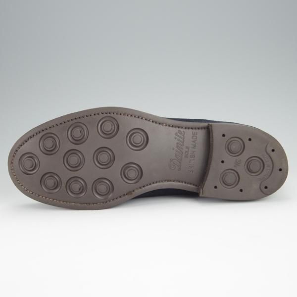 美品★(英)アルフレッド・サージェント 7E【上級★WESTON(180)似寄りモデル/エクスクルーシブライン】コインローファー/紺/ALFRED SARGENT★h389