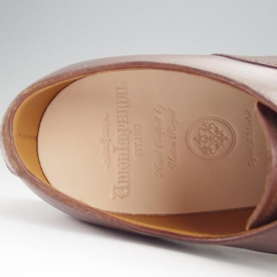 未使用★ユニオンインペリアル SIZE 6【定価￥41,800-★撥水なめし革/U2006】パンチドキャップトゥ/カーフ/濃茶/Union Imperial★h390