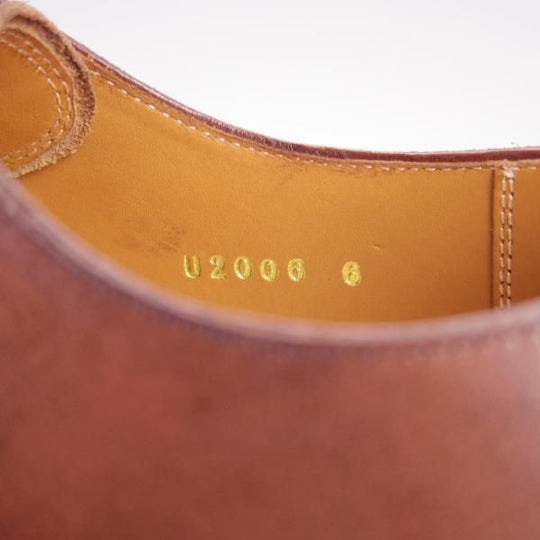 未使用★ユニオンインペリアル SIZE 6【定価￥41,800-★撥水なめし革/U2006】パンチドキャップトゥ/カーフ/濃茶/Union Imperial★h390