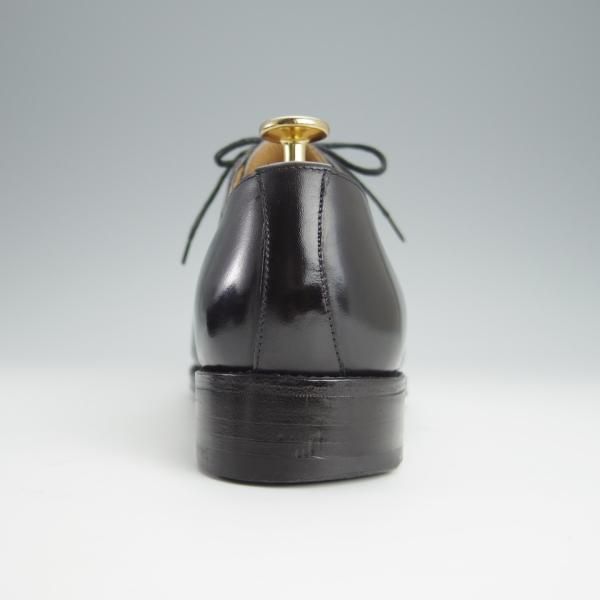 美品★(スペイン製)MEERMIN/メルミン SIZE 6.5【グッドイヤーウェルテッド製法★ホールカット/黒】カーフ/メンズ★h391