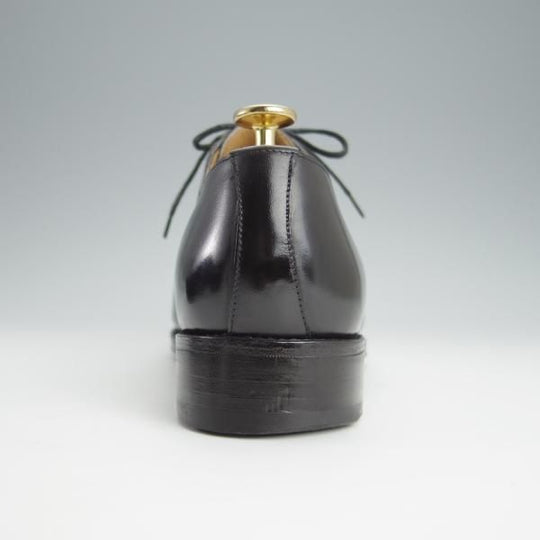 美品★(スペイン製)MEERMIN/メルミン SIZE 6.5【グッドイヤーウェルテッド製法★ホールカット/黒】カーフ/メンズ★h391