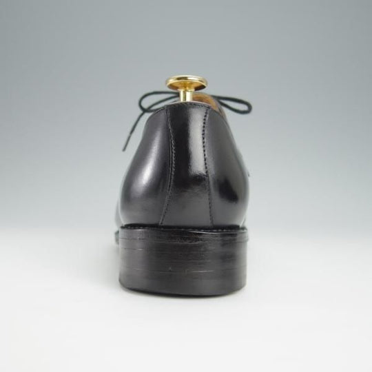 美品★(スペイン製)MEERMIN/メルミン SIZE 6.5【グッドイヤーウェルテッド製法★ホールカット/黒】カーフ/メンズ★h391