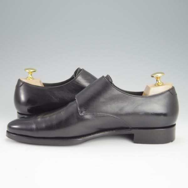 極上★三陽山長 SIZE 6.5【貴重★ユナイテッドアローズ別注/ダブルモンク】カーフ/黒/メンズ/UNITED ARROWS/Sanyo Yamacho★h392