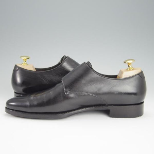 極上★三陽山長 SIZE 6.5【貴重★ユナイテッドアローズ別注/ダブルモンク】カーフ/黒/メンズ/UNITED ARROWS/Sanyo Yamacho★h392