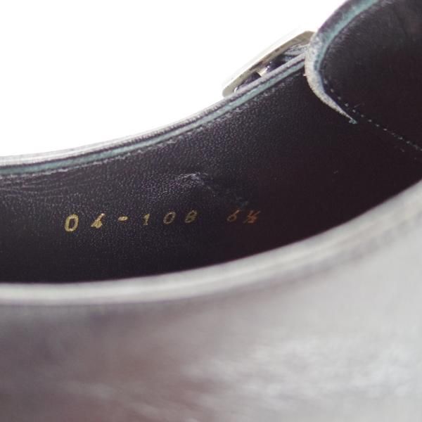 極上★三陽山長 SIZE 6.5【貴重★ユナイテッドアローズ別注/ダブルモンク】カーフ/黒/メンズ/UNITED ARROWS/Sanyo Yamacho★h392