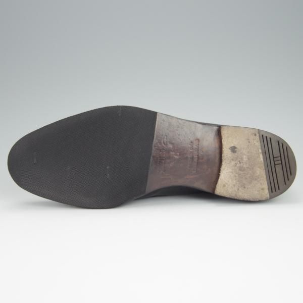 極上★ジョンロブ UK6【貴重★エルメス別注/HERMES/ミュージアムカーフ】HENRI/H513ラスト/コインローファー/黒/メンズ/JOHN LOBB★h393