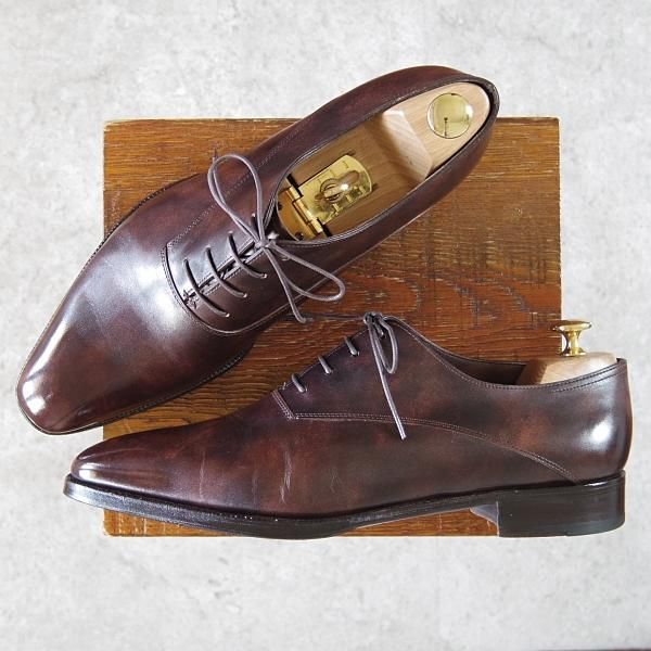 美品★ジョンロブ 9.5E【定価￥277,200-★プレステージライン/BECKETTS】ミュージアムカーフ/8000ラスト/ベケッツ/濃茶/JOHN LOBB★h397