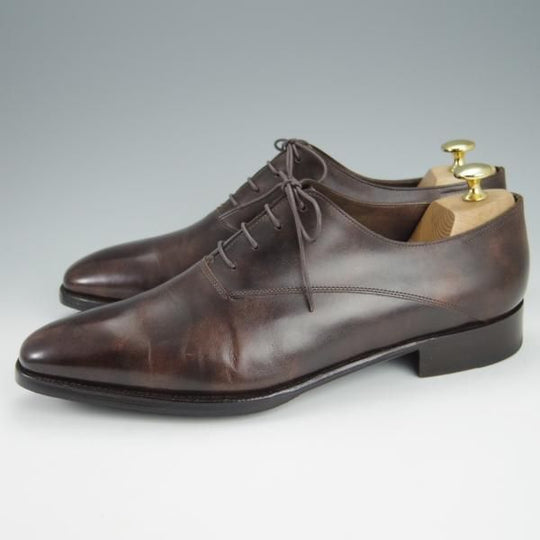 美品★ジョンロブ 9.5E【定価￥277,200-★プレステージライン/BECKETTS】ミュージアムカーフ/8000ラスト/ベケッツ/濃茶/JOHN LOBB★h397