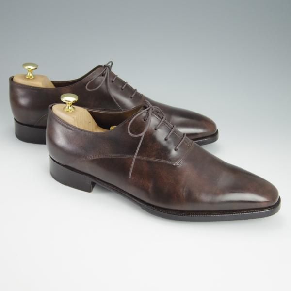 美品★ジョンロブ 9.5E【定価￥277,200-★プレステージライン/BECKETTS】ミュージアムカーフ/8000ラスト/ベケッツ/濃茶/JOHN LOBB★h397