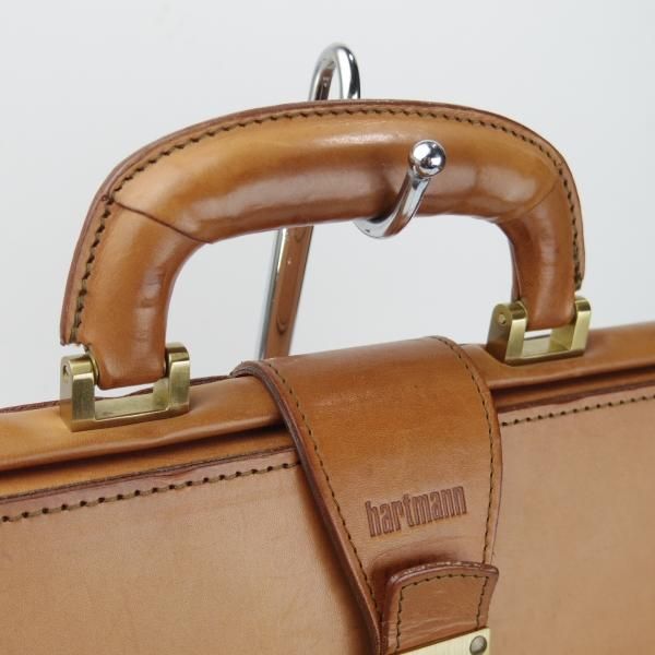 極上★(米)ハートマン/hartmann luggage【★ダレスバッグ/ベルティングレザー】メンズ/ビジネス/バッグ/ブリーフケース/薄茶/鞄★N5751