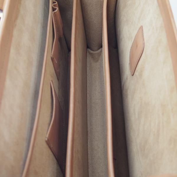 極上★(米)ハートマン/hartmann luggage【★ダレスバッグ/ベルティングレザー】メンズ/ビジネス/バッグ/ブリーフケース/薄茶/鞄★N5751