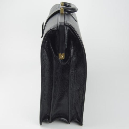 極上★(英)バーバリー/Burberry【貴重★ダレスバッグ/レザー】メンズ/ビジネス/バッグ/ブリーフケース/黒/革/鞄★N5753