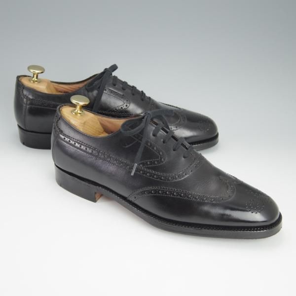 ほぼ試着程度★チャーチ UK6程度【旧チャーチ★ブルックスブラザーズ別注/BROOKS ENGLISH/M89ラスト】SURREY/カーフ/黒/Church's★h398