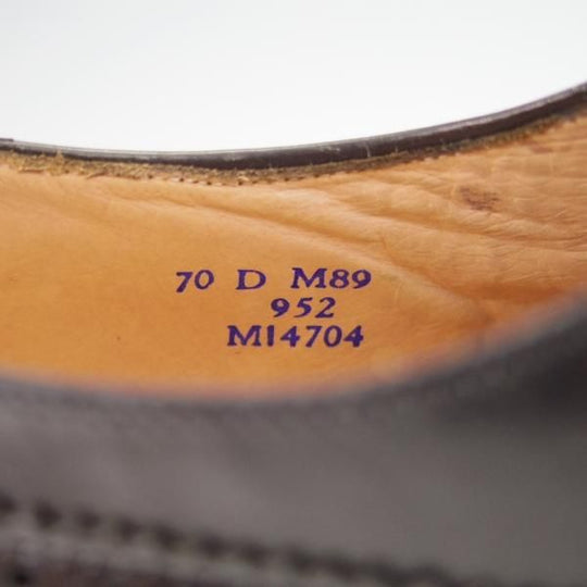 ほぼ試着程度★チャーチ UK6程度【旧チャーチ★ブルックスブラザーズ別注/BROOKS ENGLISH/M89ラスト】SURREY/カーフ/黒/Church's★h398